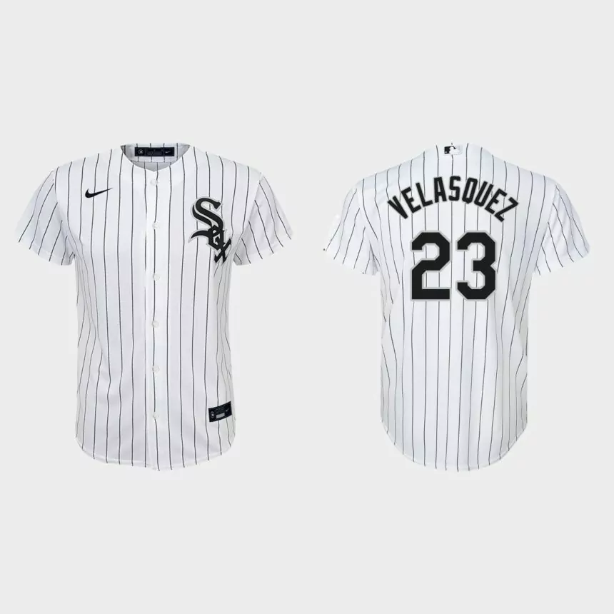 Youth Chicago White Sox Vincent Velasquez White Replica Home Jersey