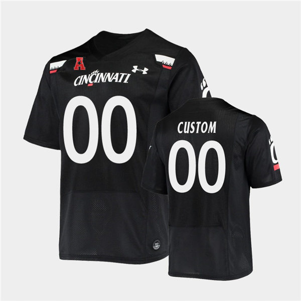 Youth Cincinnati Bearcats Custom Ahmad Gardner Jaheim Thomas Under Armour Black Football Jersey