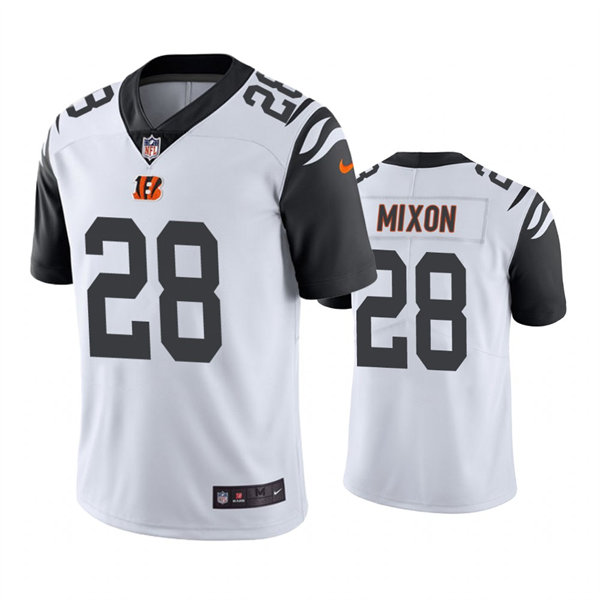 Youth Cincinnati Bengals #28 Joe Mixon Nike White Color Rush Limited Jersey