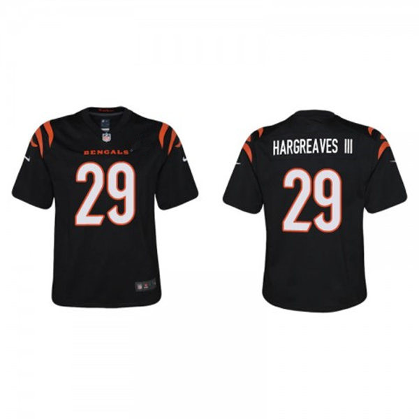 Youth Cincinnati Bengals #29 Vernon Hargreaves III Nike Black Team Color Limited Jersey