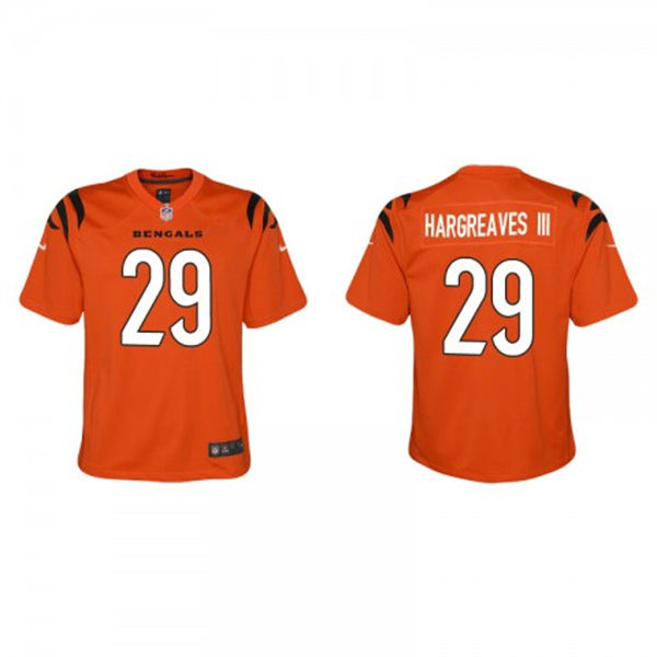 Youth Cincinnati Bengals #29 Vernon Hargreaves III Nike Orange Alternate Limited Jersey