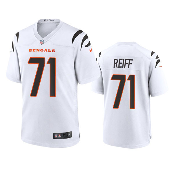 Youth Cincinnati Bengals #71 Riley Reiff Nike White Away Limited Jersey