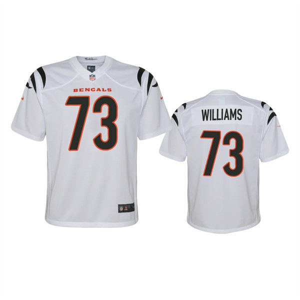 Youth Cincinnati Bengals #73 Jonah Williams Nike White Away Limited Jersey