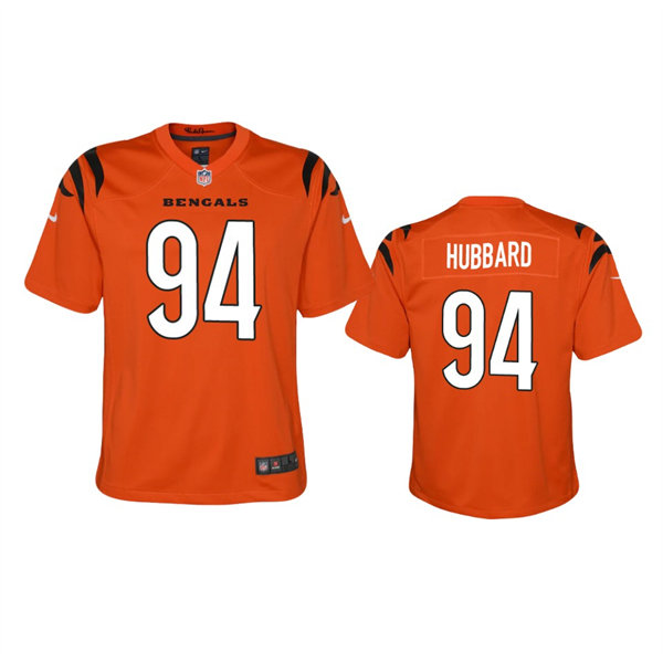 Youth Cincinnati Bengals #94 Sam Hubbard Nike Orange Limited Jersey
