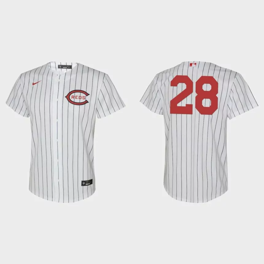 Youth Cincinnati Reds Austin Romine White 2022 Field of Dreams Replica Jersey