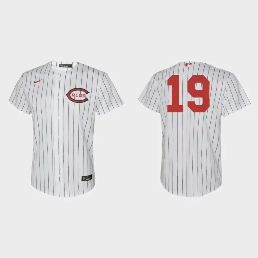 Youth Cincinnati Reds Joey Votto White 2022 Field of Dreams Replica Jersey
