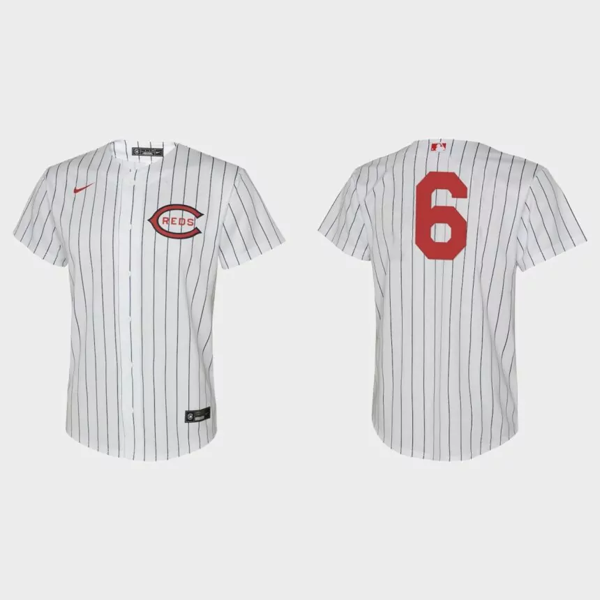 Youth Cincinnati Reds Jonathan India White 2022 Field of Dreams Replica Jersey