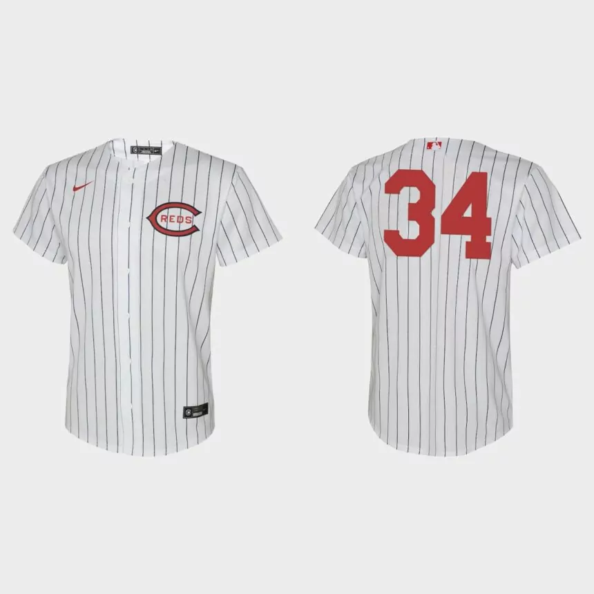 Youth Cincinnati Reds Justin Wilson White 2022 Field of Dreams Replica Jersey