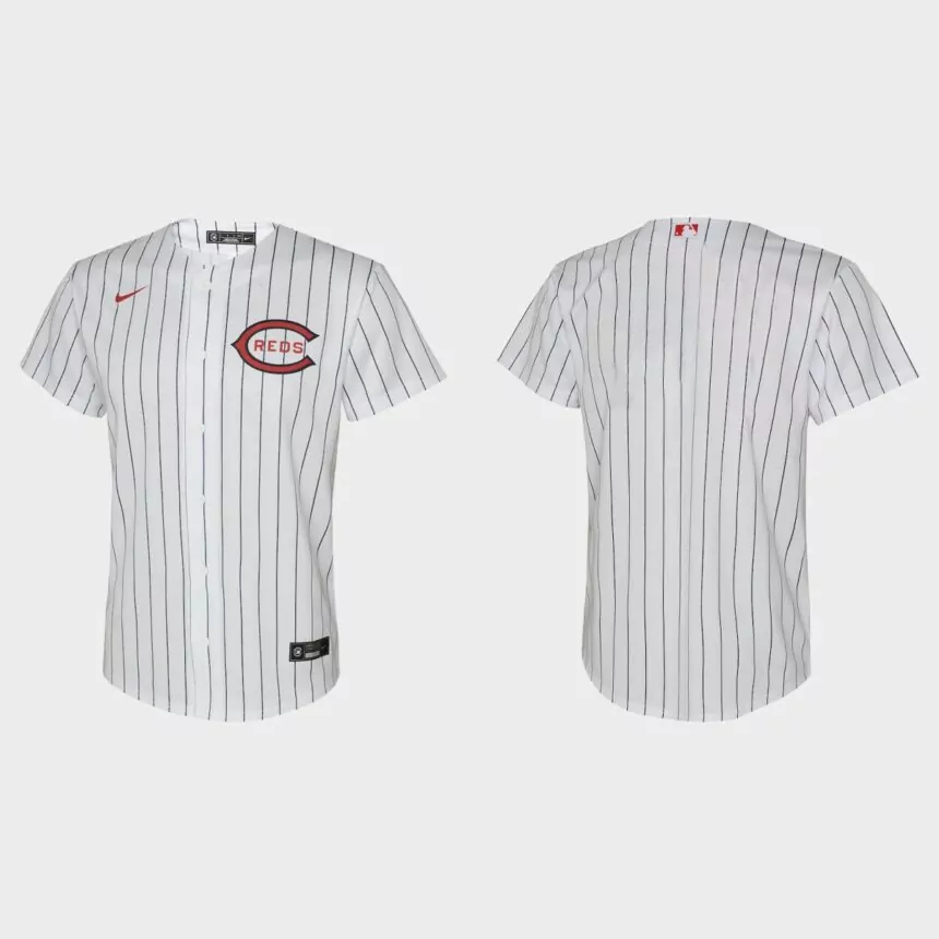 Youth Cincinnati Reds White 2022 Field of Dreams Replica Jersey