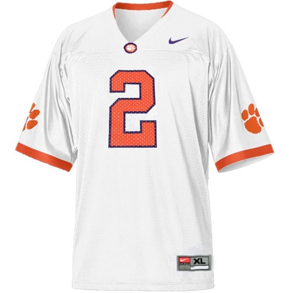 Youth Clemson Tigers #2 Sammy Watkins White Football Jersey