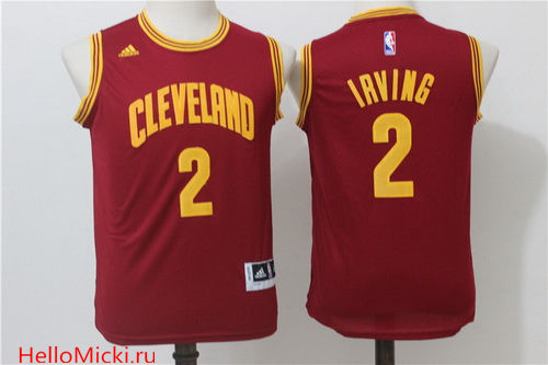 Youth Cleveland Cavaliers #2 Kyrie Irving New Red Stitched NBA Adidas Swingman Jersey