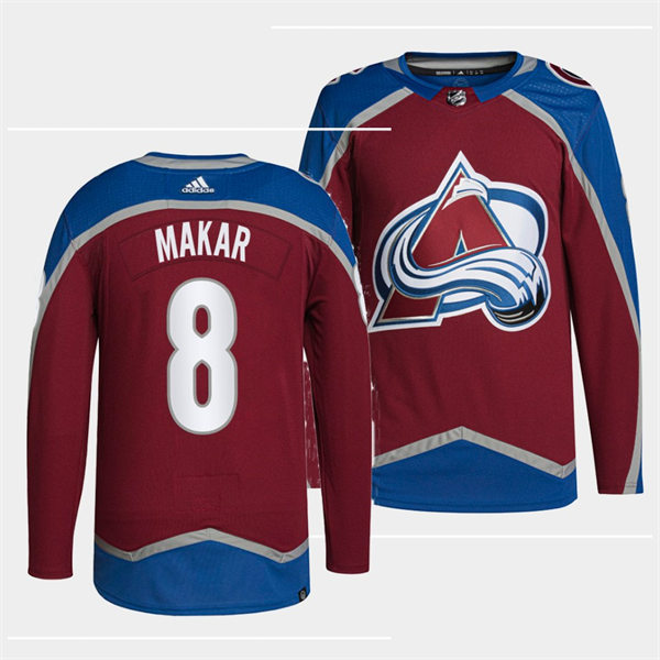 Youth Colorado Avalanche #8 Cale Makar Burgundy Home Jersey Stitched