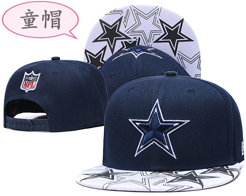 Youth Cowboys Team Logo Navy Adjustable Hat GS