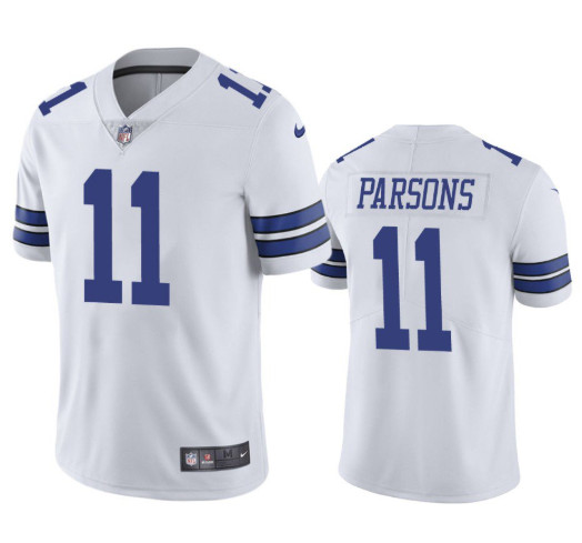 Youth Dallas Cowboys #11 Micah Parsons Jersey White 2021 Draft Jersey