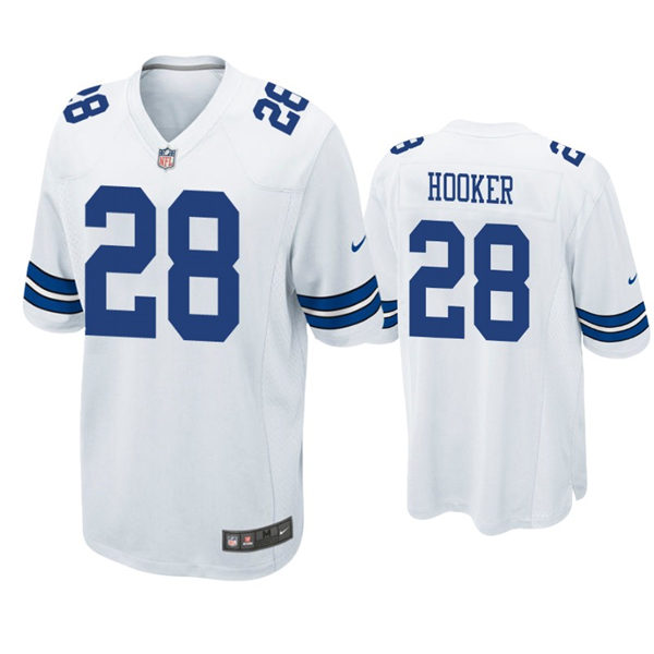 Youth Dallas Cowboys #28 Malik Hooker Nike White Limited Jersey