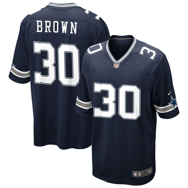 Youth Dallas Cowboys #30 Anthony Brown Nike Navy Team Color Limited Jersey