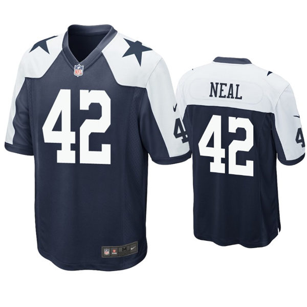 Youth Dallas Cowboys #42 Keanu Neal Nike Navy Alternate Limited Jersey