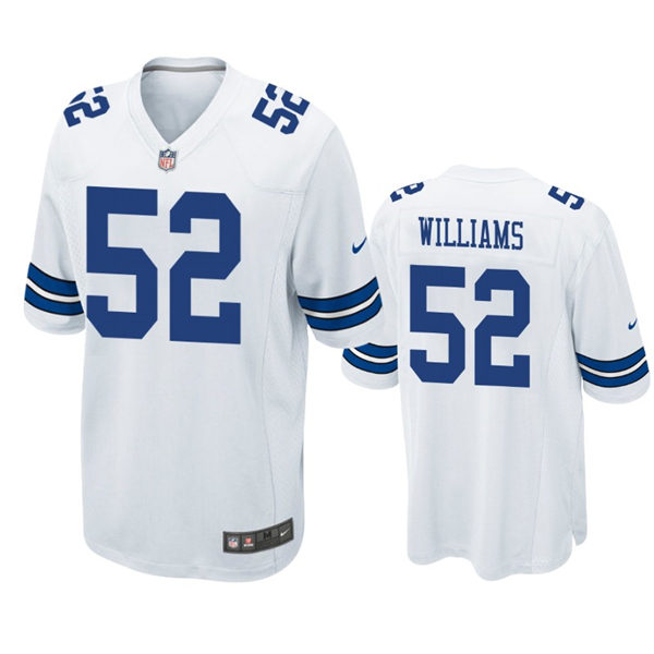 Youth Dallas Cowboys #52 Connor Williams Nike White Limited Jersey