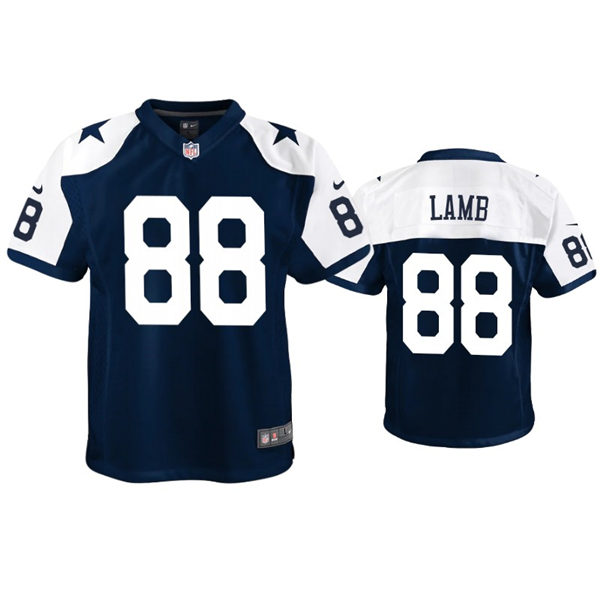 Youth Dallas Cowboys #88 CeeDee Lamb Nike Navy Alternate Limited Jersey