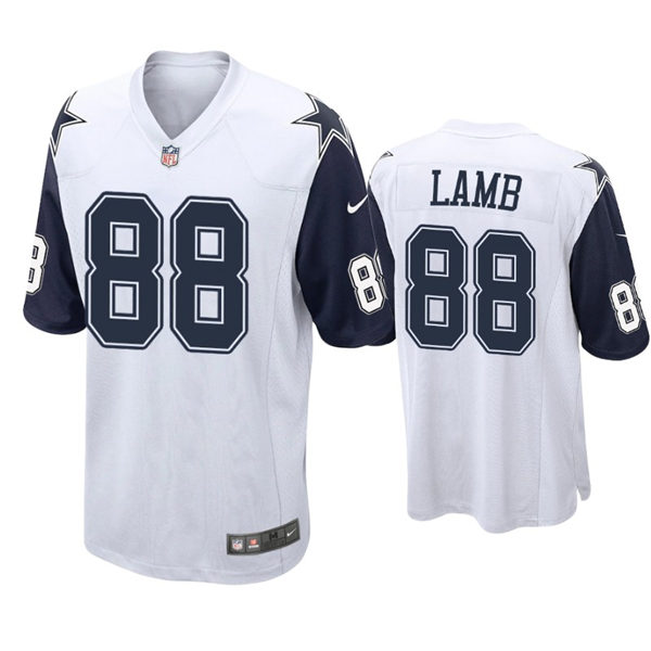 Youth Dallas Cowboys #88 CeeDee Lamb Nike White Color Rush Limited Jersey