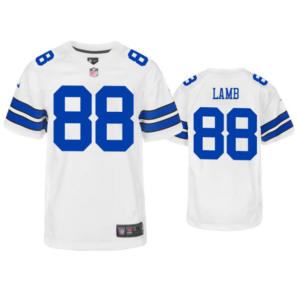Youth Dallas Cowboys #88 CeeDee Lamb Nike White Limited Jersey