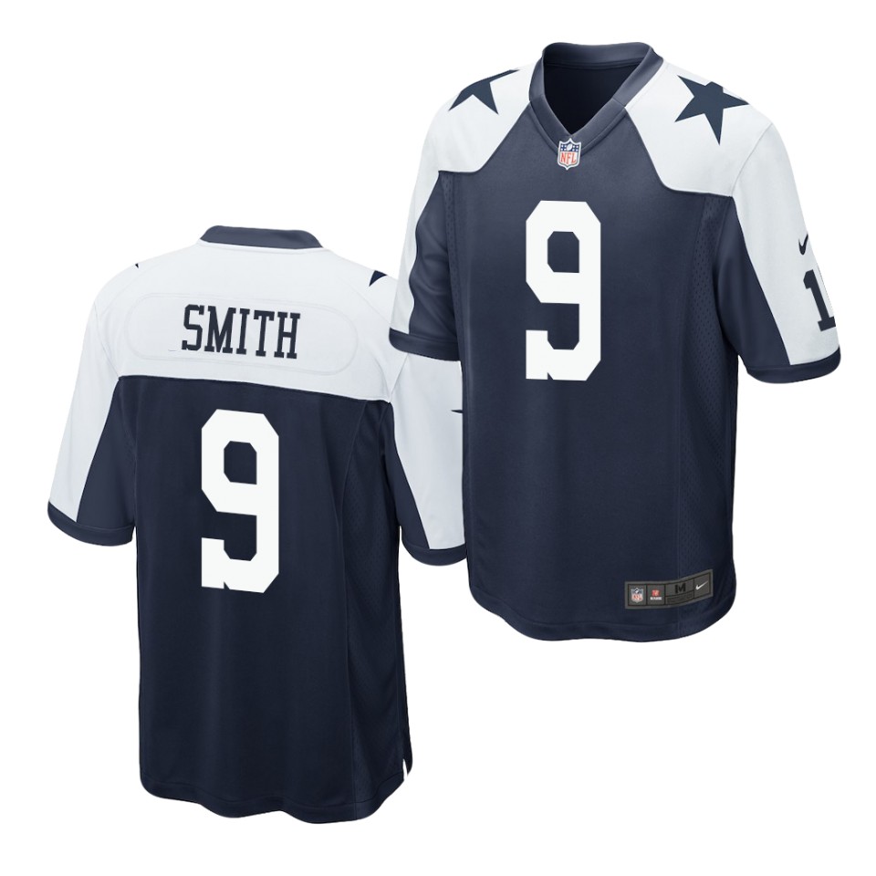 Youth Dallas Cowboys #9 Jaylon Smith Nike Navy Alternate Vapor Limited Jersey