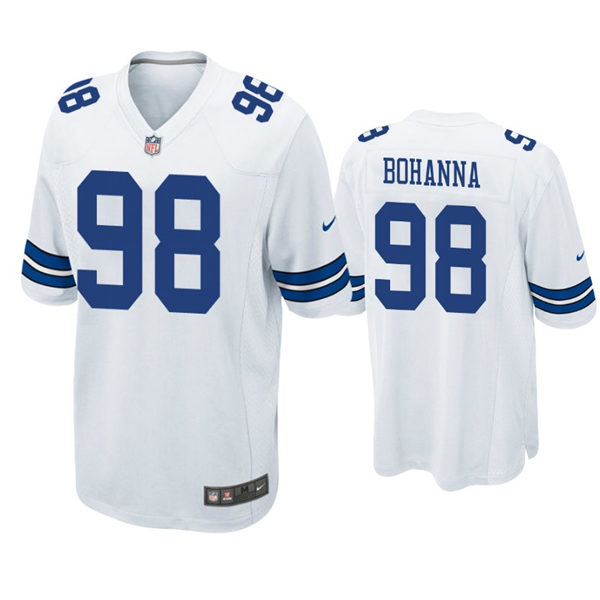 Youth Dallas Cowboys #98 Quinton Bohanna Nike White Limited Jersey