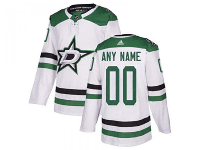 Youth Dallas Stars Custom adidas White Away Custom Jersey Stitched