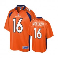 Youth Denver Broncos #16 Isaiah McKenzie Orange Player Jersey
