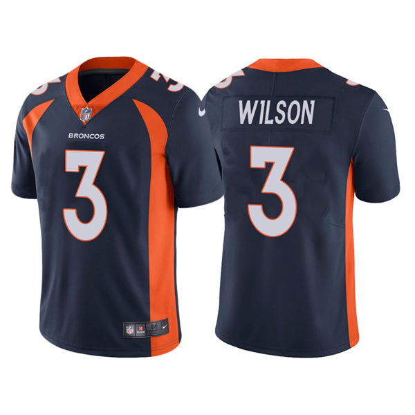Youth Denver Broncos #3 Russell Wilson Nike Navy Limited Player Jersey