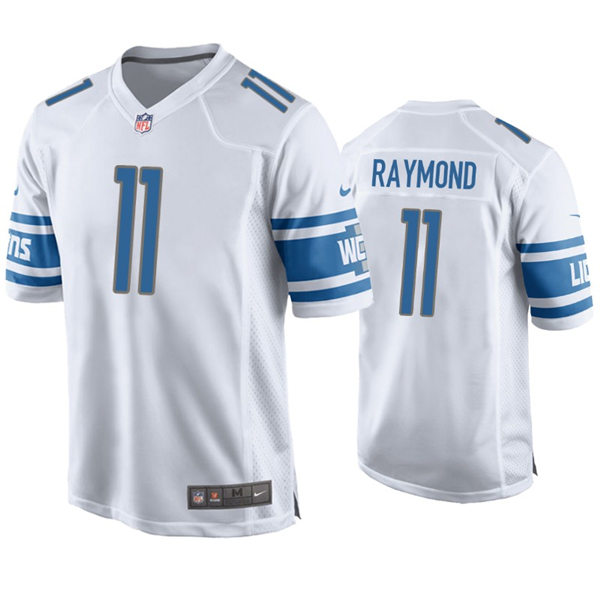 Youth Detroit Lions #11 Kalif Raymond Nike White Limited Jersey