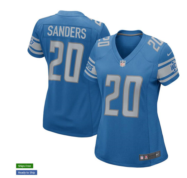 Youth Detroit Lions #20 Barry Sanders Nike Blue Vapor Untouchable Limited Jersey