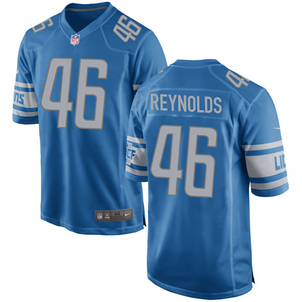 Youth Detroit Lions #46 Craig Reynolds Nike Blue Limited Player Jersey