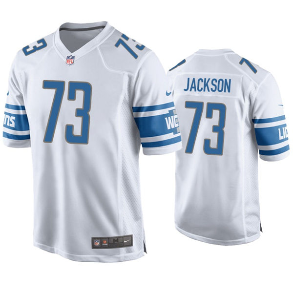 Youth Detroit Lions #73 Jonah Jackson Nike White Limited Jersey
