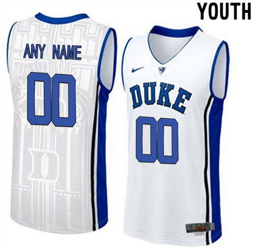 Youth Duke Blue Devils Custom Jersey3
