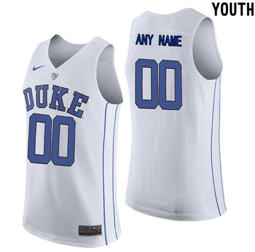 Youth Duke Blue Devils Custom Jersey4