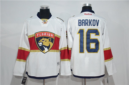 Youth Florida Panthers #16 Aleksander Barkov White Stitched Adidas Jersey Stitched