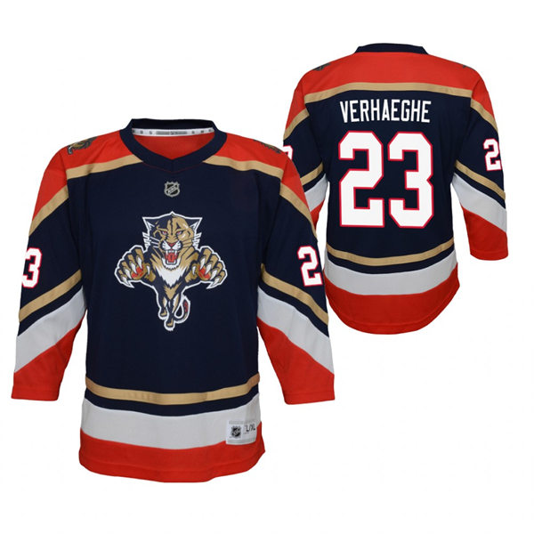 Youth Florida Panthers #23 Carter Verhaeghe adidas Navy 3RD Jersey Stitched