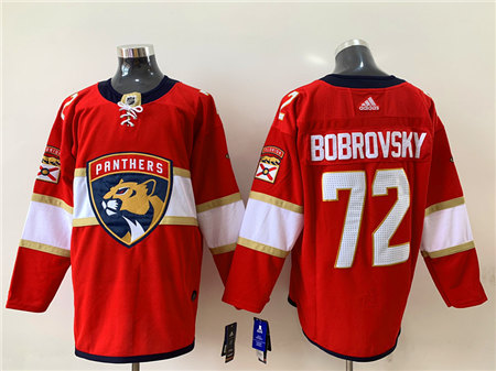 Youth Florida Panthers #72 Sergei Bobrovsky Red Stitched Adidas Jersey Stitched