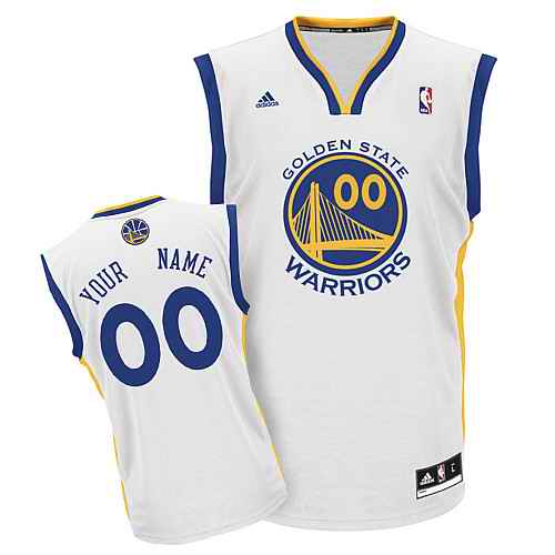 Youth Golden State Warriors Custom White Jersey