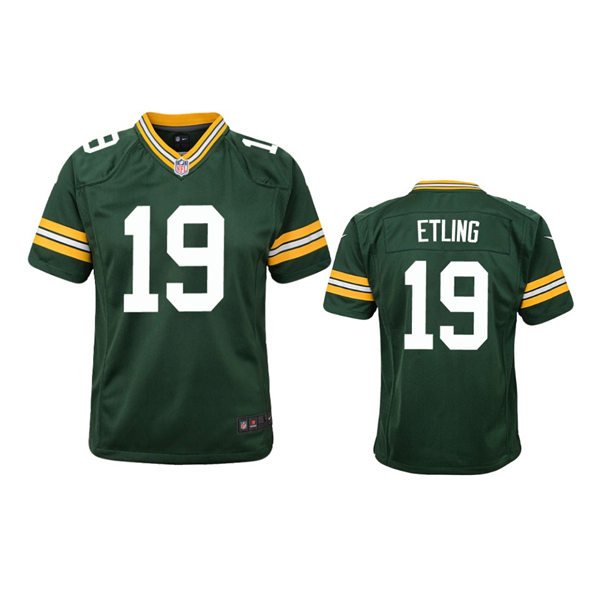 Youth Green Bay Packers #19 Danny Etling Green Limited Jersey