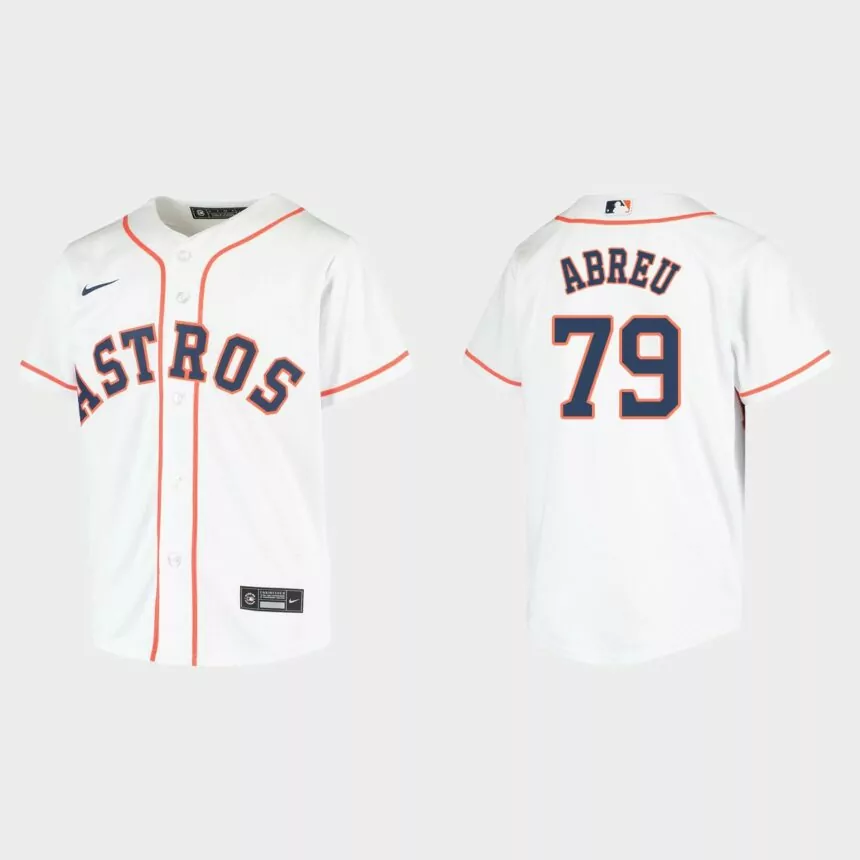 Youth Houston Astros Jose Abreu White Replica Home Jersey
