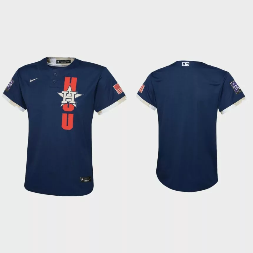 Youth Houston Astros Navy 2021 MLB All-Star Game Jersey