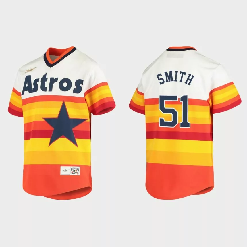 Youth Houston Astros Will Smith White Cooperstown Collection Jersey