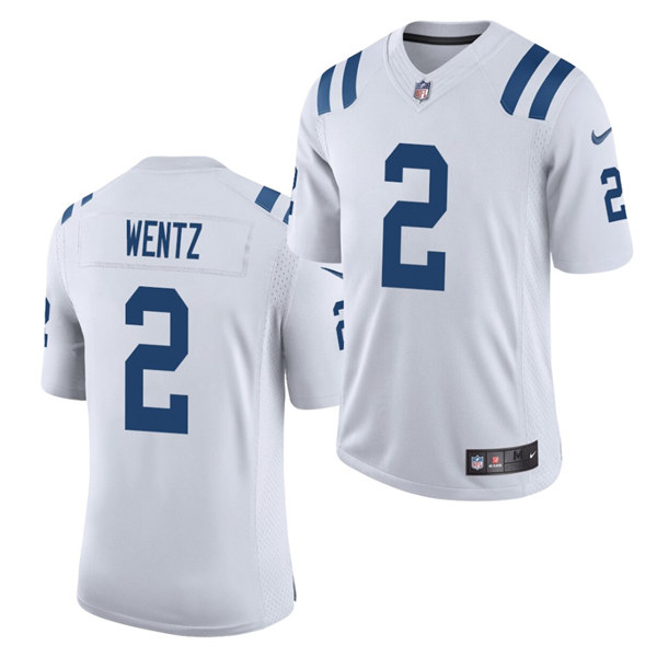 Youth Indianapolis Colts #2 Carson Wentz Nike White Vapor Limited Jersey