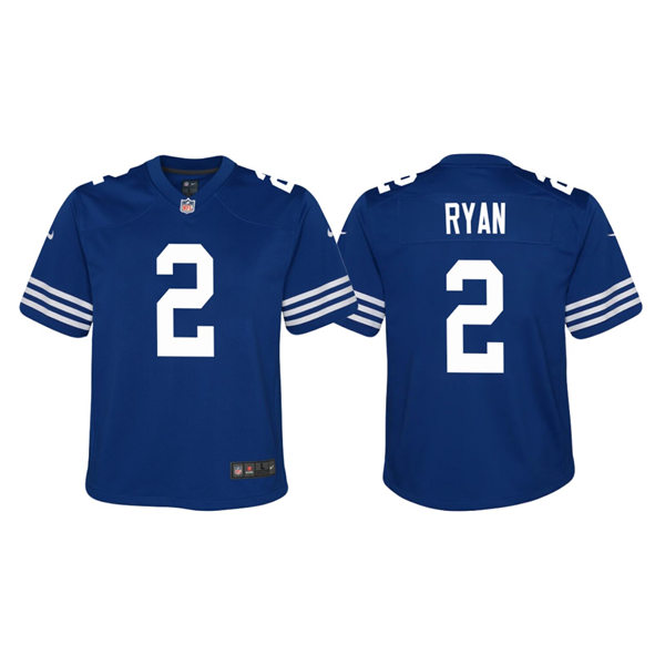 Youth Indianapolis Colts #2 Matt Ryan Nike Royal Alternate Retro Limited Jersey