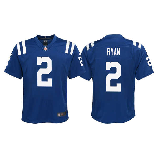 Youth Indianapolis Colts #2 Matt Ryan Nike Royal Limited Jersey
