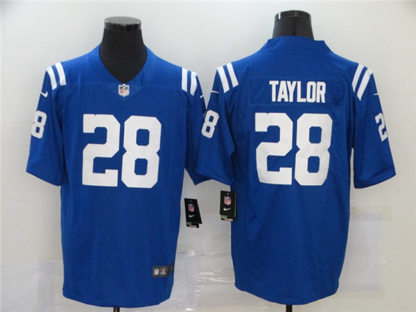 Youth Indianapolis Colts #28 Jonathan Taylor Nike Royal Vapor Limited Stitched Jersey