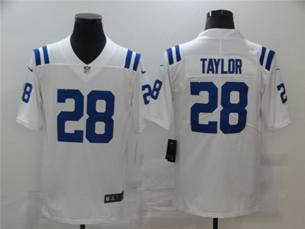 Youth Indianapolis Colts #28 Jonathan Taylor Nike White Vapor Limited Stitched Jersey