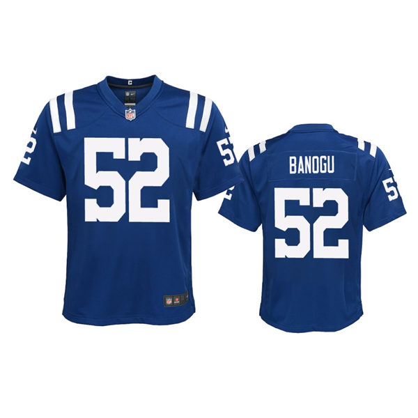Youth Indianapolis Colts #52 Ben Banogu Nike Royal Limited Jersey